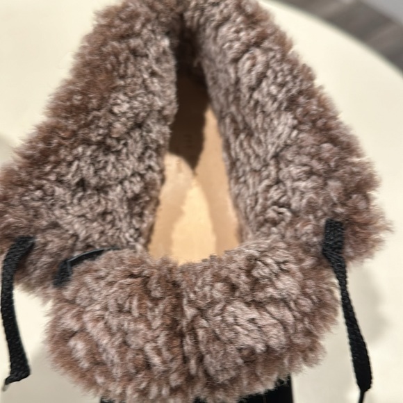 Rag & Bone Inez Suede & Shearling Desert Clogs. - Picture 10 of 12